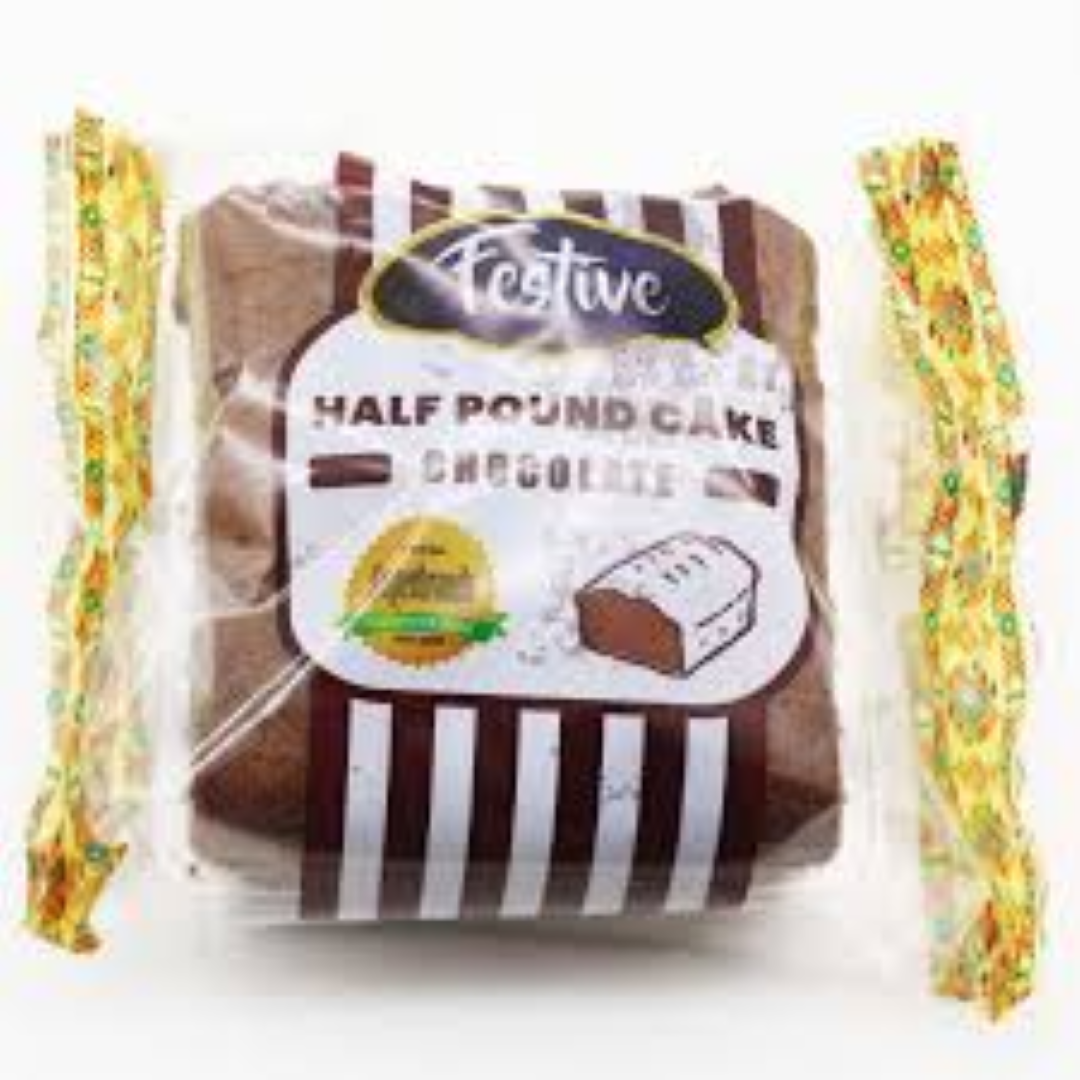 FESTIVE HALP POUNDCAKE SLICED CHOCOLATE 200G